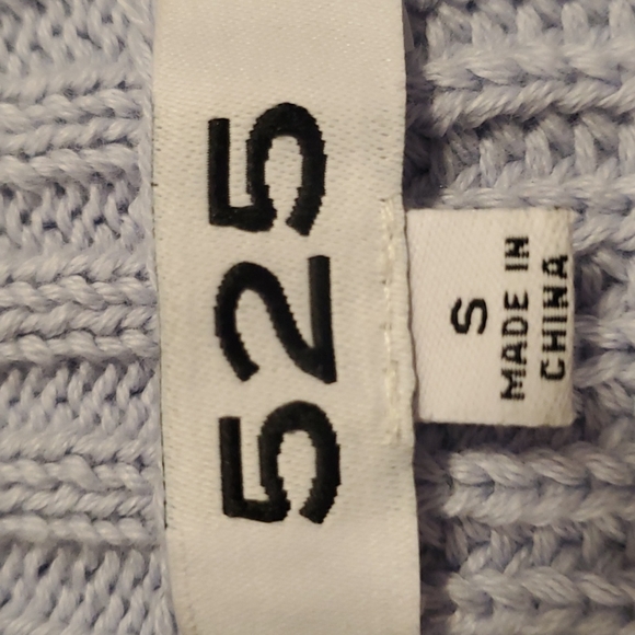 525 America Cotton Sweater Periwinkle Size S NWOT - Picture 4 of 7